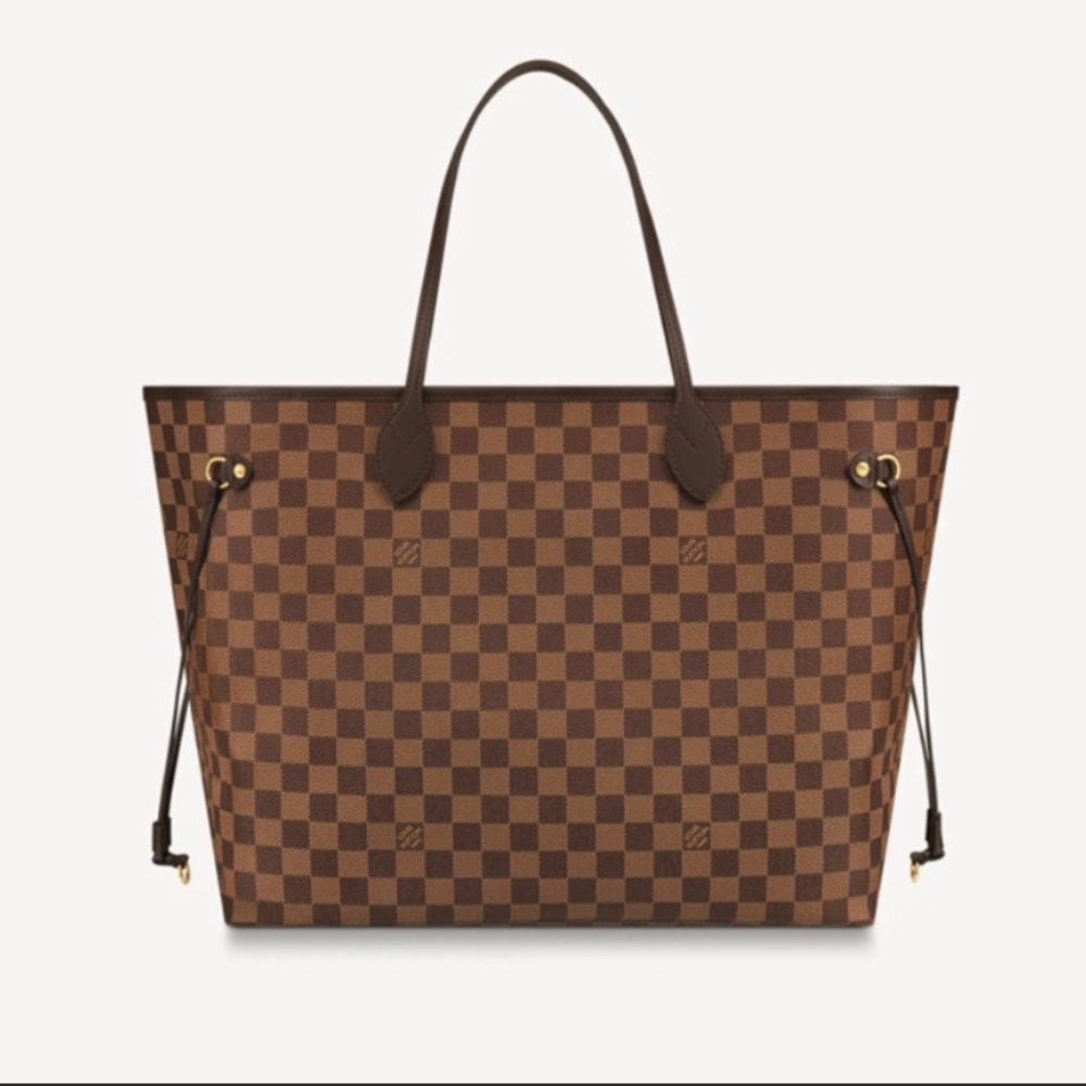 Authentic Louis Vuitton Damier Ebene Neverfull GM Tote